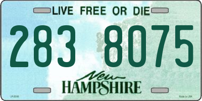 NH license plate 2838075