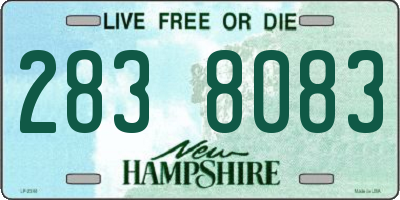 NH license plate 2838083