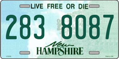 NH license plate 2838087