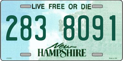 NH license plate 2838091