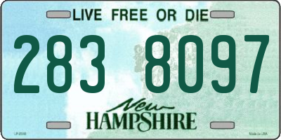 NH license plate 2838097