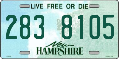 NH license plate 2838105