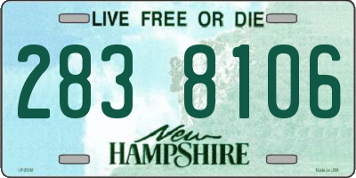 NH license plate 2838106