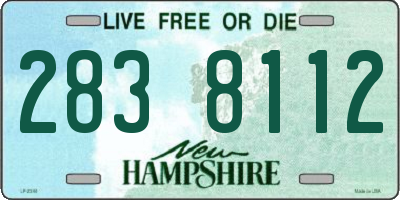 NH license plate 2838112