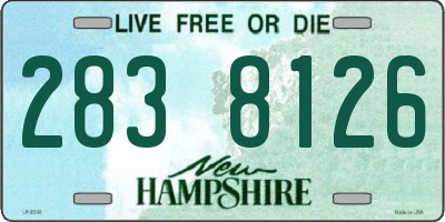 NH license plate 2838126