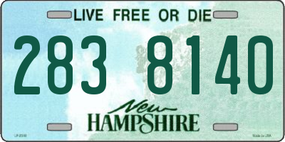 NH license plate 2838140