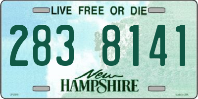 NH license plate 2838141