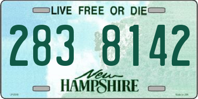 NH license plate 2838142