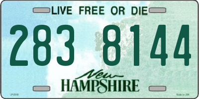 NH license plate 2838144