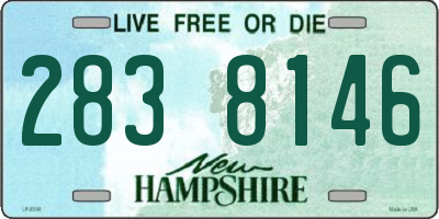 NH license plate 2838146