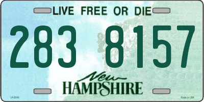 NH license plate 2838157
