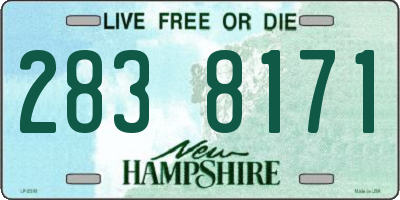 NH license plate 2838171