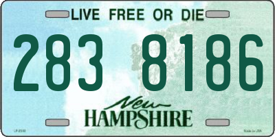 NH license plate 2838186