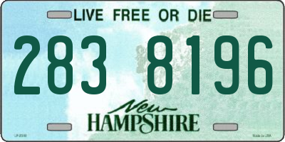 NH license plate 2838196