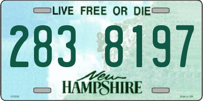 NH license plate 2838197