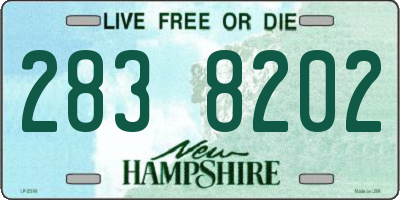 NH license plate 2838202