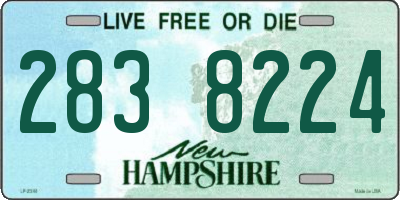 NH license plate 2838224