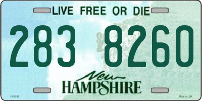 NH license plate 2838260