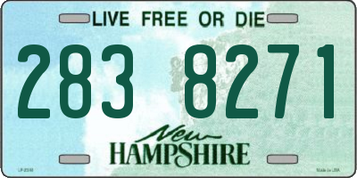 NH license plate 2838271