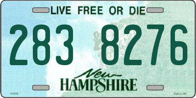 NH license plate 2838276