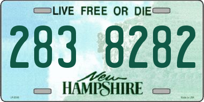 NH license plate 2838282