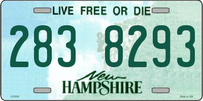 NH license plate 2838293