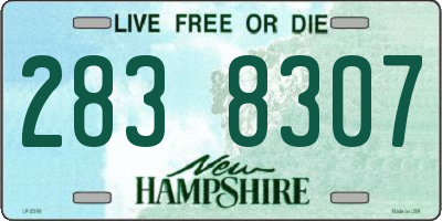 NH license plate 2838307