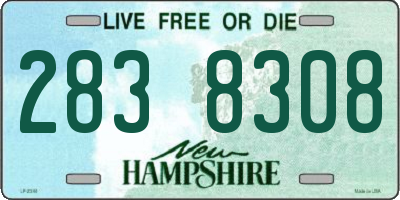 NH license plate 2838308