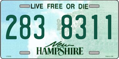 NH license plate 2838311