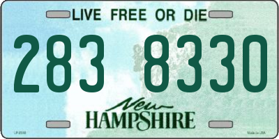 NH license plate 2838330