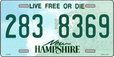 NH license plate 2838369