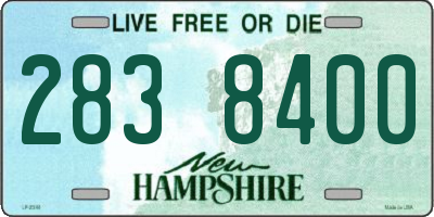 NH license plate 2838400