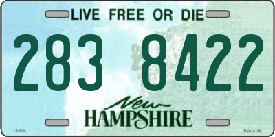 NH license plate 2838422