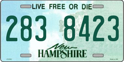 NH license plate 2838423