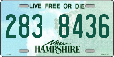 NH license plate 2838436