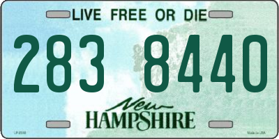 NH license plate 2838440
