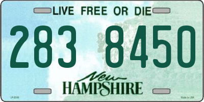 NH license plate 2838450