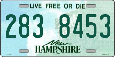 NH license plate 2838453