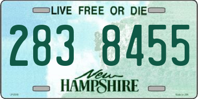 NH license plate 2838455