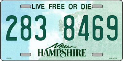 NH license plate 2838469