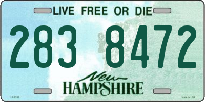 NH license plate 2838472