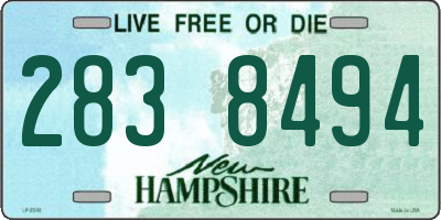 NH license plate 2838494