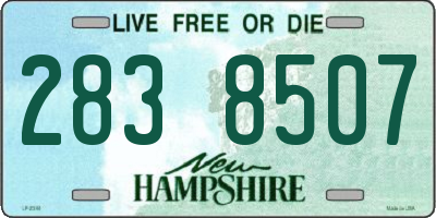 NH license plate 2838507