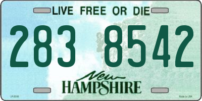 NH license plate 2838542