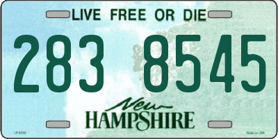 NH license plate 2838545