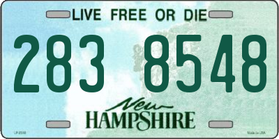 NH license plate 2838548