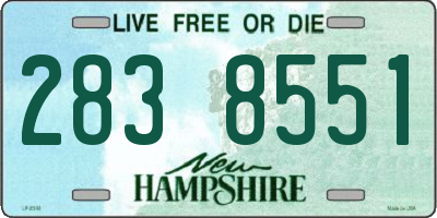 NH license plate 2838551
