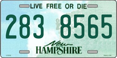 NH license plate 2838565