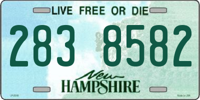 NH license plate 2838582