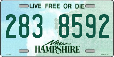 NH license plate 2838592